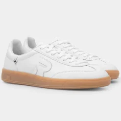 Rieker Womens White Leather Shoe