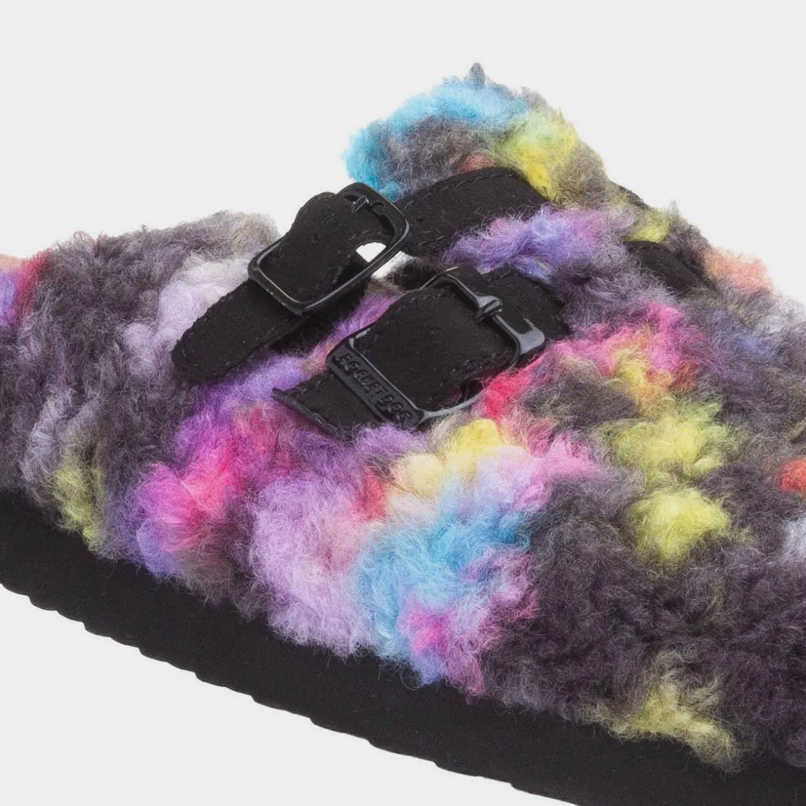 Rocket Dog Abel Womens Multi Faux Fur Mule Sandal