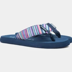 Rocket Dog Adios Stark Womens Striped Flip Flop