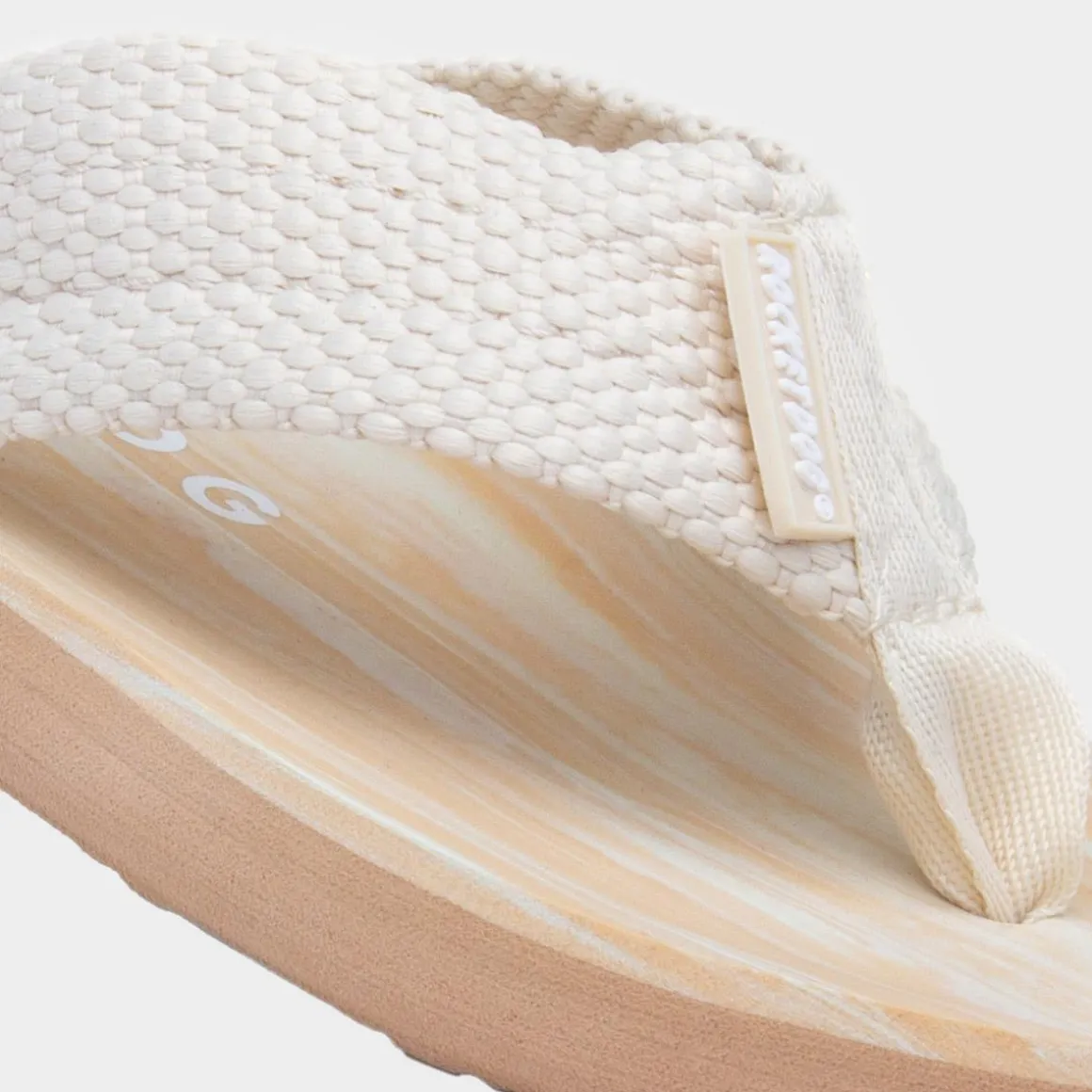 Rocket Dog Adios Womens Beige Webbing Flip Flop