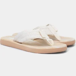 Rocket Dog Adios Womens Beige Webbing Flip Flop