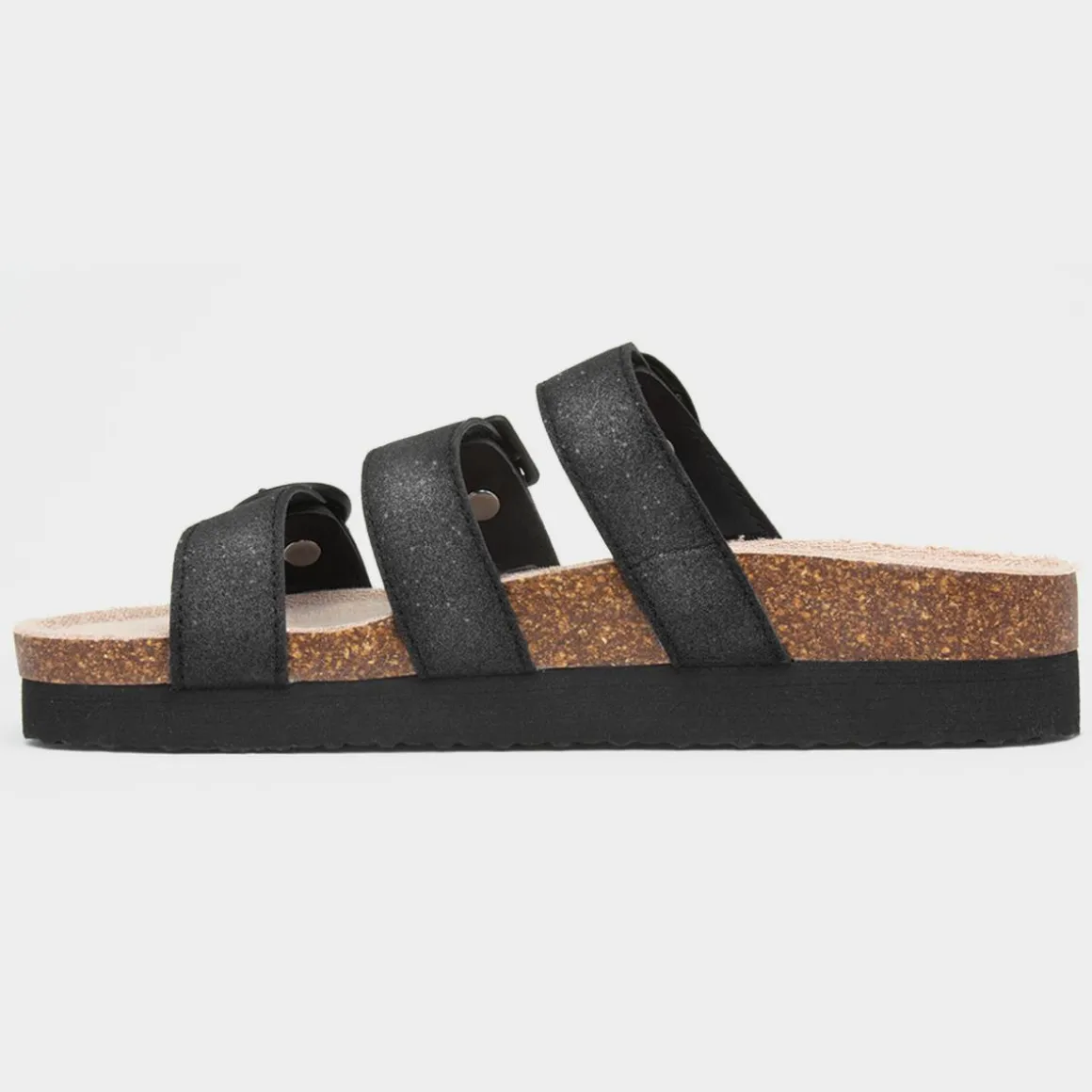 Rocket Dog Astor Womens Black Glitter Sandal