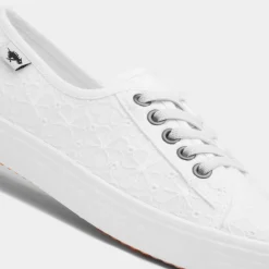 Rocket Dog Chow Chow Womens White Canvas Shoe