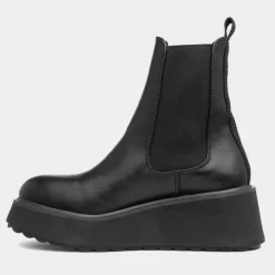 Rocket Dog Heyday Womens Black Platform Ankle Boot