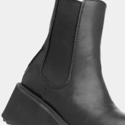 Rocket Dog Heyday Womens Black Platform Ankle Boot