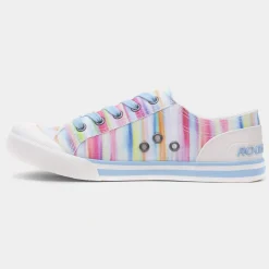 Rocket Dog Jazzin Dens Womens Multi Rainbow Canvas