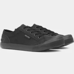 Rocket Dog Jazzin Fable Womens Black Canvas