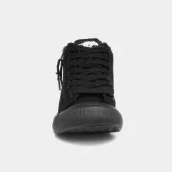 Rocket Dog Jazzin Hi Top Womens Black Canvas