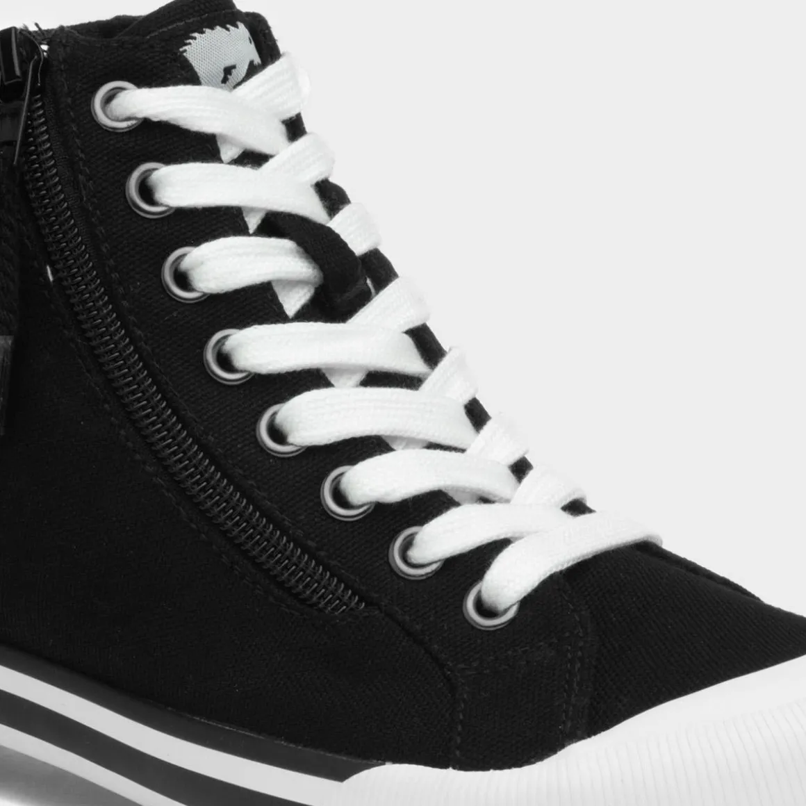 Rocket Dog Jazzin Hi Women's Black Canvas