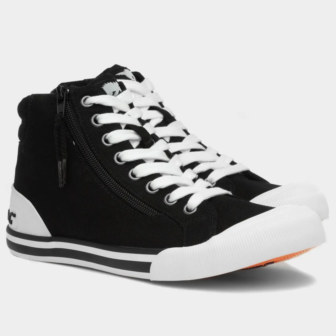 Rocket Dog Jazzin Hi Women's Black Canvas