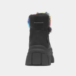 Rocket Dog Tiger Womens Black Chunky Platform Boot