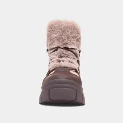 Rocket Dog Tiger Womens Taupe Chunky Platform Boot