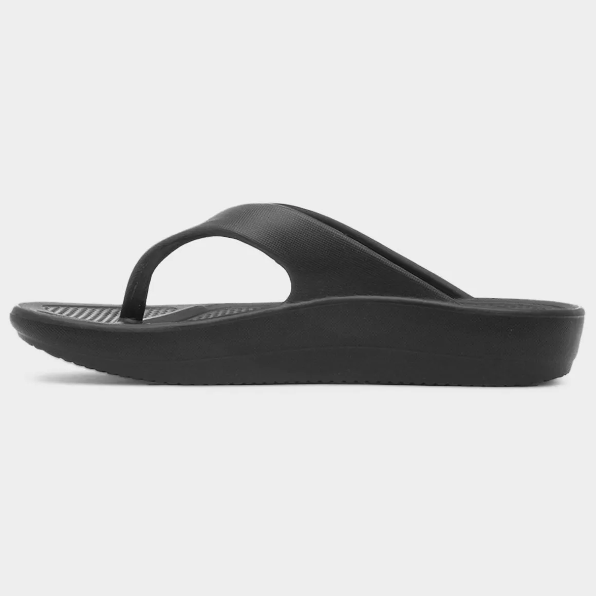 Shar Womens Black Toe Post EVA Sandal