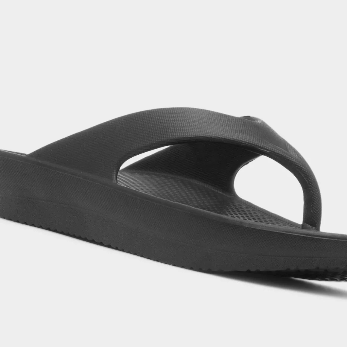 Shar Womens Black Toe Post EVA Sandal
