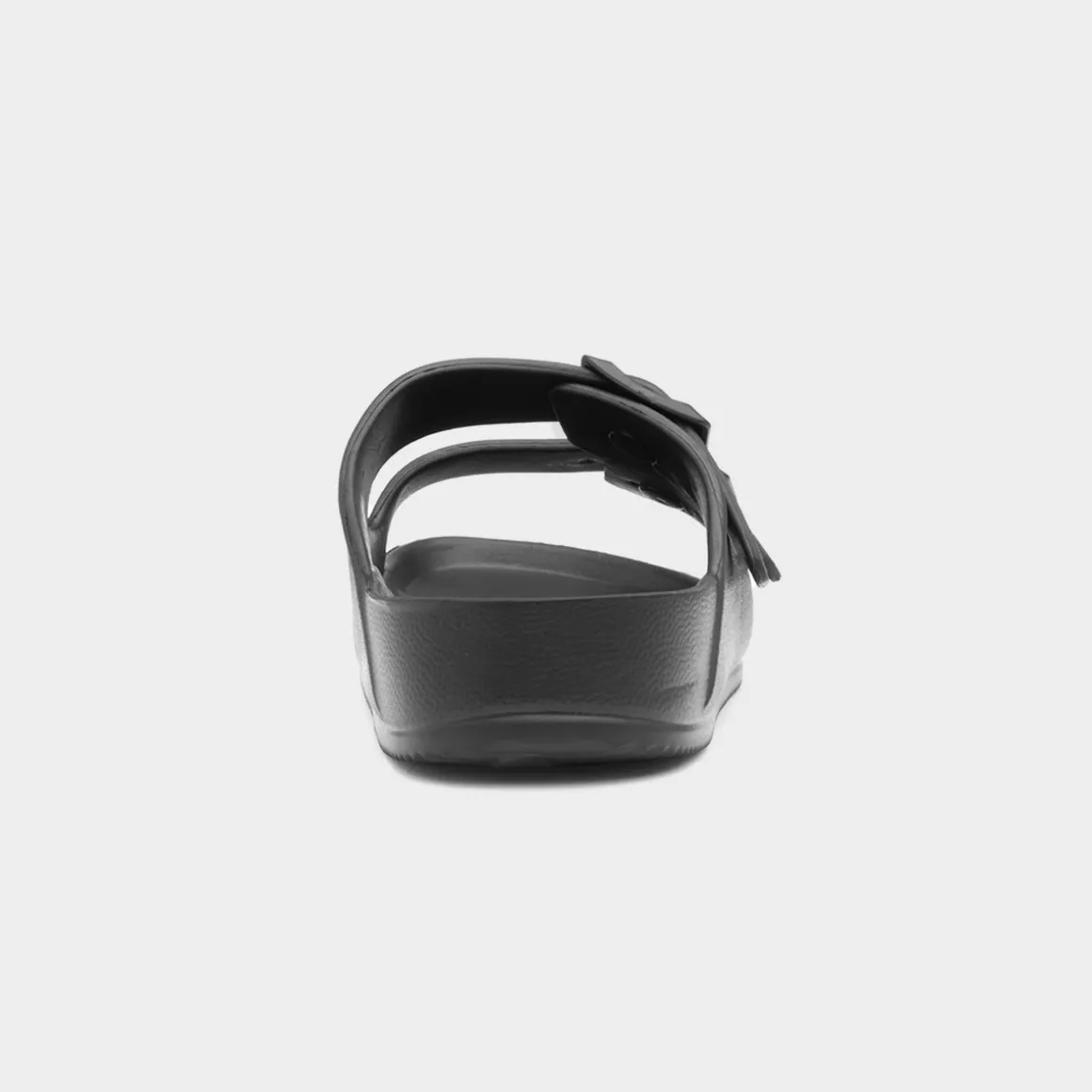 Shelly Womens Black Double Buckle EVA Sandal