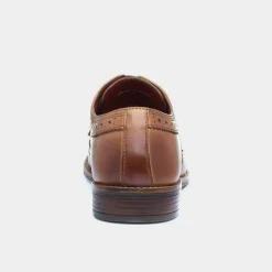 Silver Street Milton Mens Tan Leather Brogue Shoes