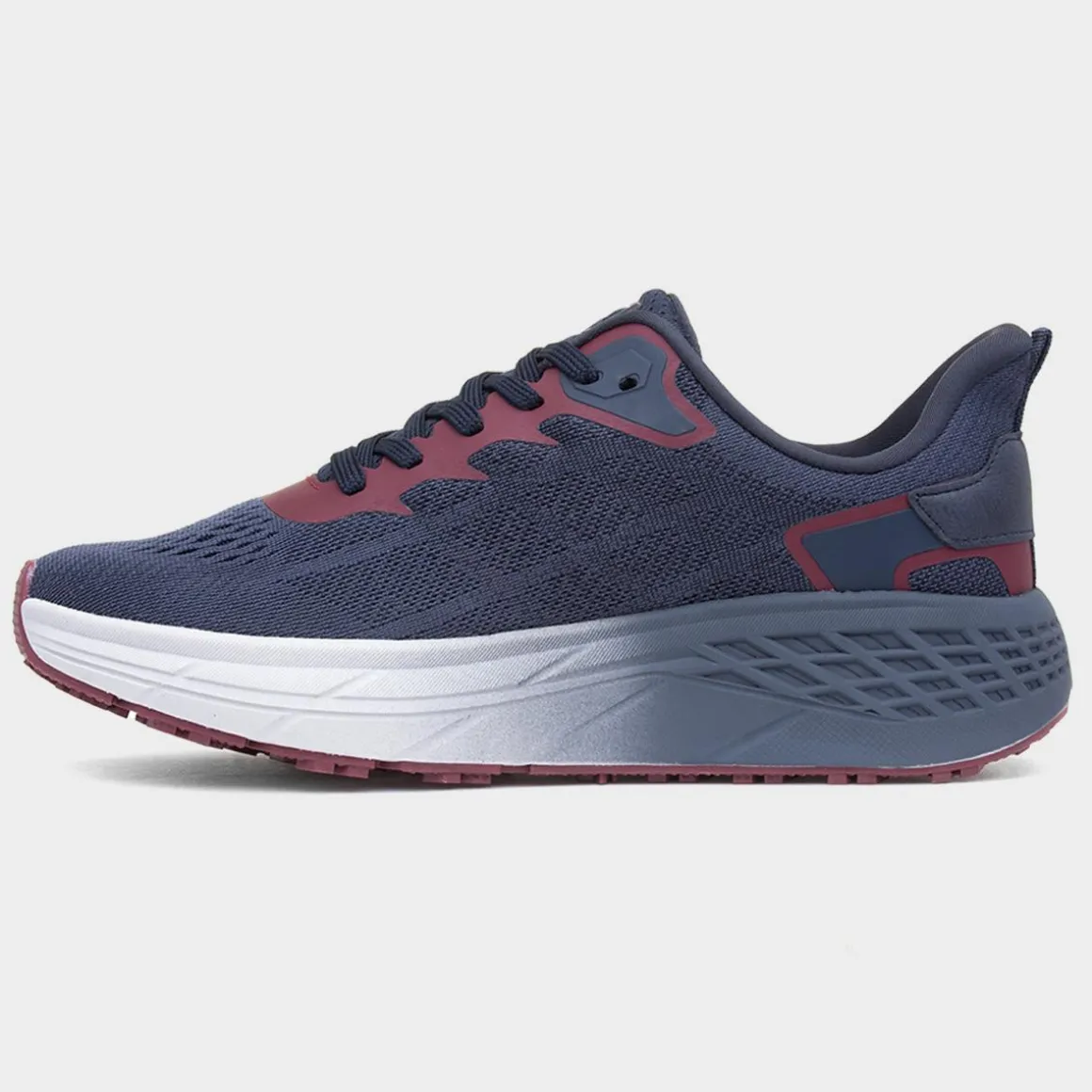 SJ Mens Navy Lace Up Trainer