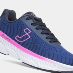 SJ Womens Navy Lace Up Trainer