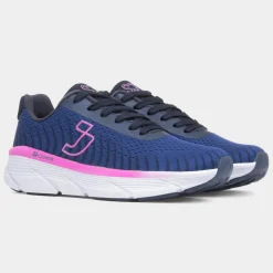 SJ Womens Navy Lace Up Trainer