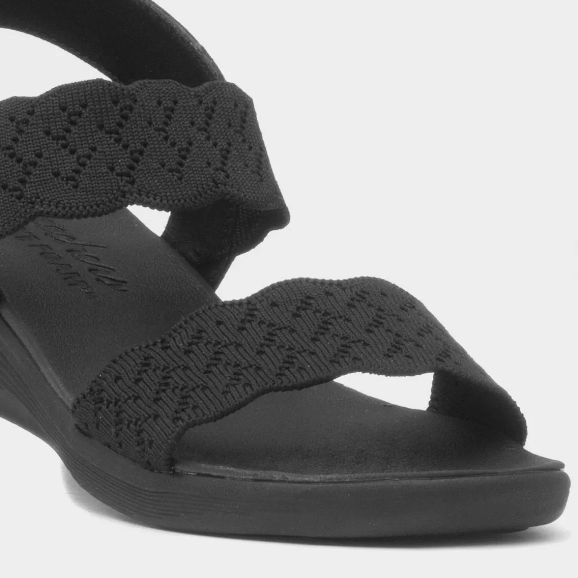 Skechers Arya On The Rise Womens Black Sandal