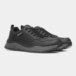 Skechers Benago Hombre Mens Black Trainer