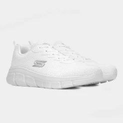 Skechers Bobs B Flex Chill Edge Mens White Trainer