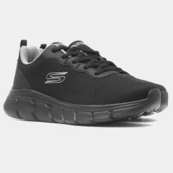 Skechers Bobs B Flex Icy Edge Mens Black Trainer