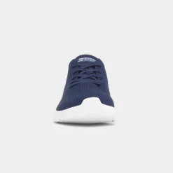 Skechers Bobs B Flex Womens Navy Knitted Trainer