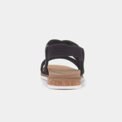 Skechers Bobs Desert Kiss Low Womens Black Sandal