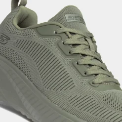 Skechers Bobs Squad Chaos Prism Mens Olive Trainer