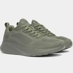 Skechers Bobs Squad Chaos Prism Mens Olive Trainer