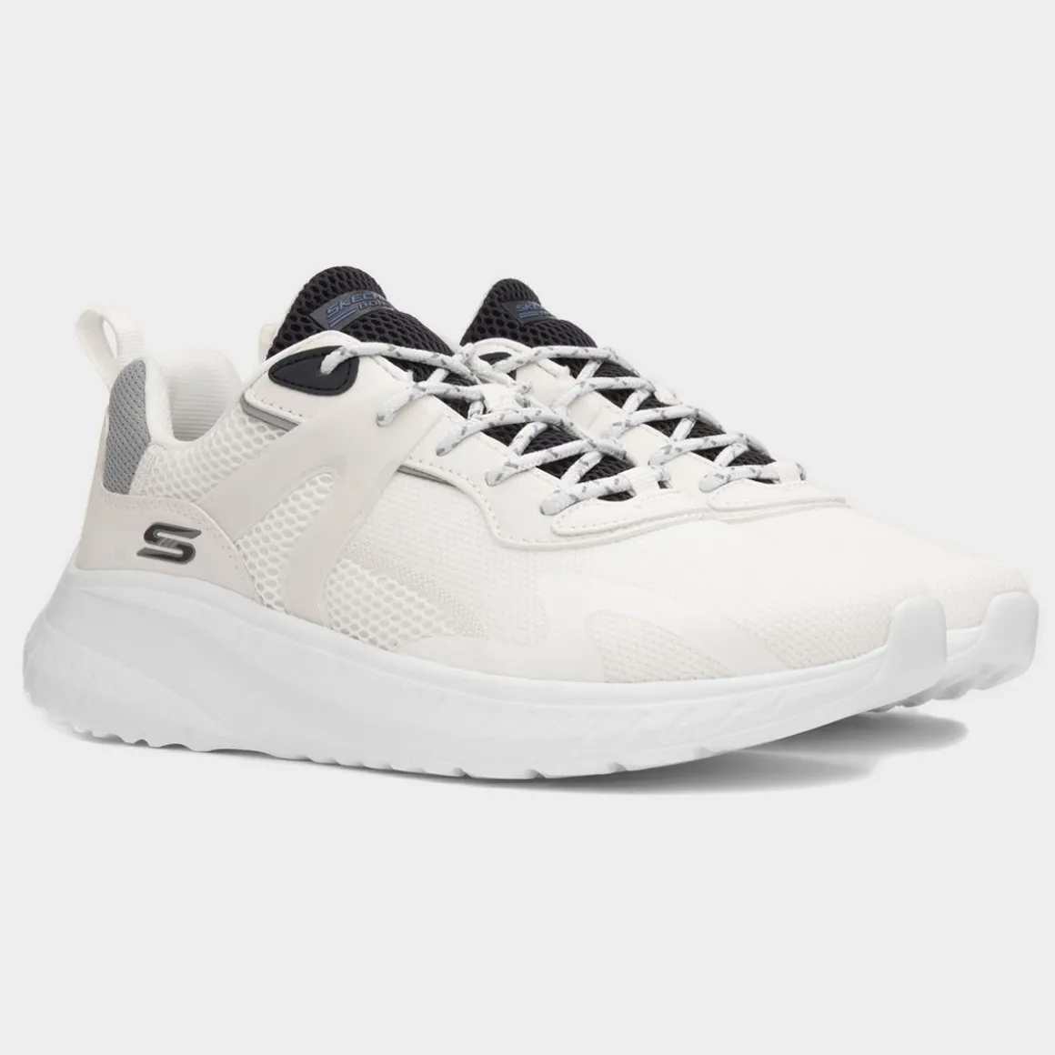 Skechers Bobs Squad Chaos Mens White Trainer