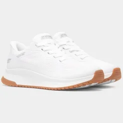 Skechers Bobs Squad Slip Ins Womens White Trainer