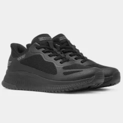 Skechers Bobs Squad Slip Ins Womens Black Trainer