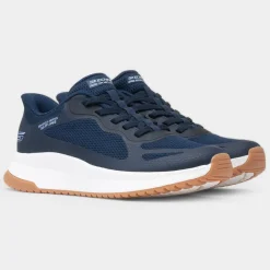Skechers Bobs Squad Slip Ins Womens Navy Trainer