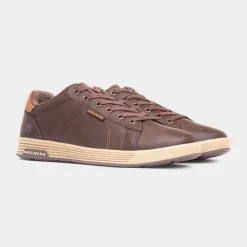 Skechers Cavell Hensley Mens Brown Lace Up Shoe