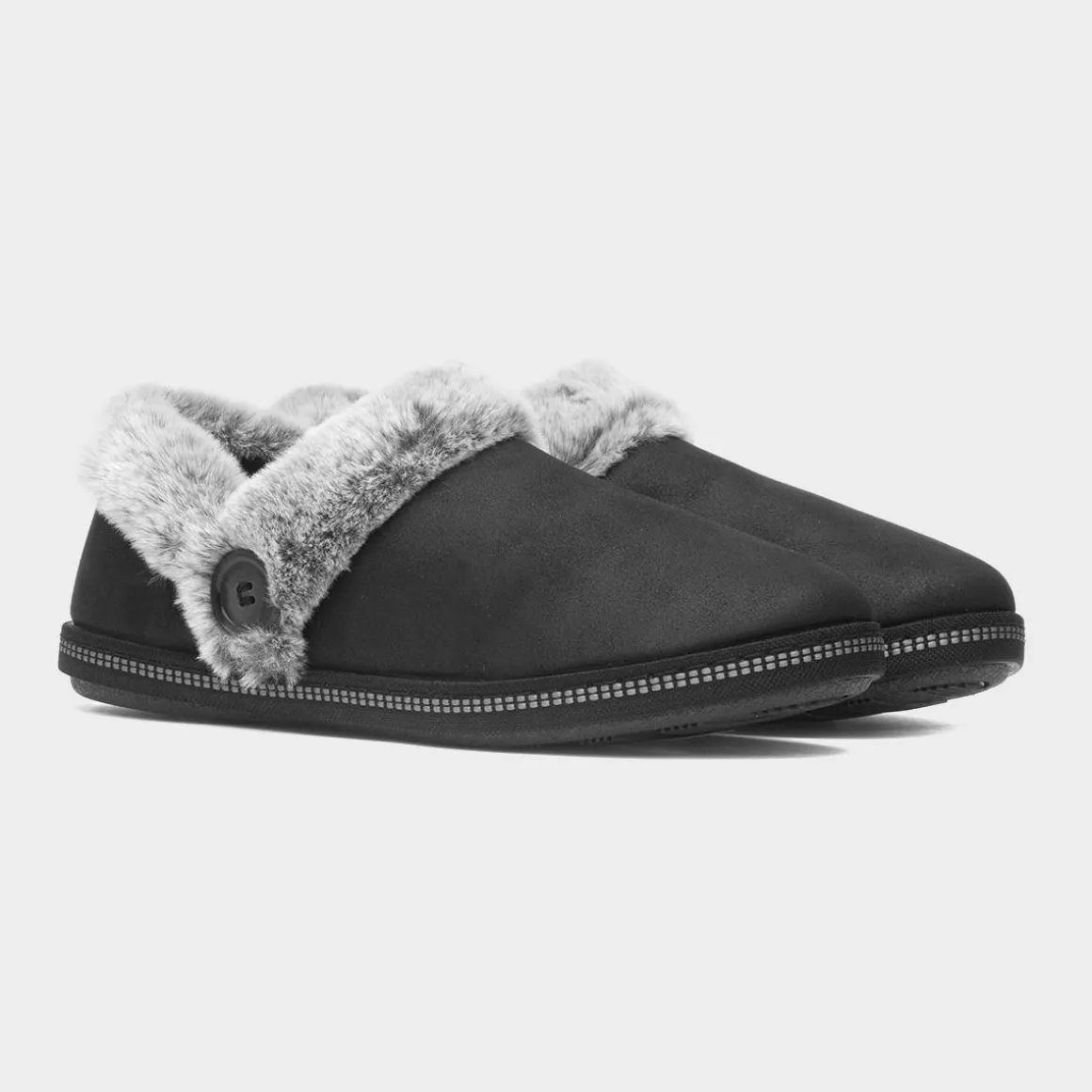 Skechers Cosy Campfire Womens Black Slipper