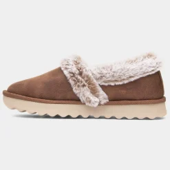 Skechers Cosy Up Womens Chestnut Full Slipper
