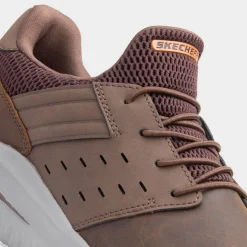 Skechers Delson 3.0 Ezra Mens Brown Shoe