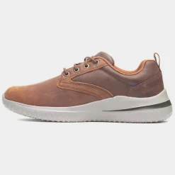 Skechers Delson 3.0 Glavine Mens Chestnut Shoe