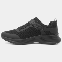 Skechers Dynamatic Kids Black Easy Fasten Trainer