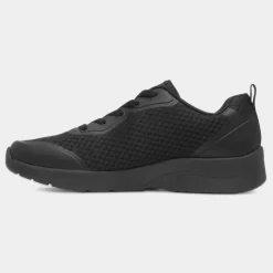Skechers Dynamight 2.0 Womens Black Mesh Trainer