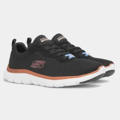 Skechers Flex Appeal 4.0 Womens Black Trainer
