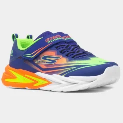 Skechers Flex Glow Kids Blue Light Up Trainer