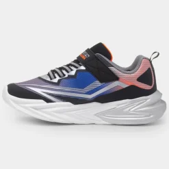 Skechers Flex Glow Kids Grey Light Up Trainer