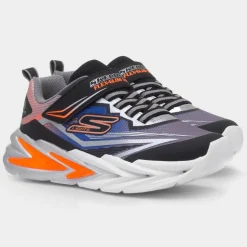 Skechers Flex Glow Kids Grey Light Up Trainer