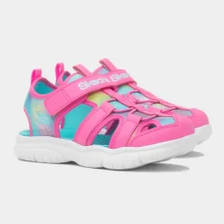 Skechers Flex Splash Girls Pink Closed Toe Sandal