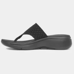Skechers Go Walk Arch Fit Womens Black Sandal