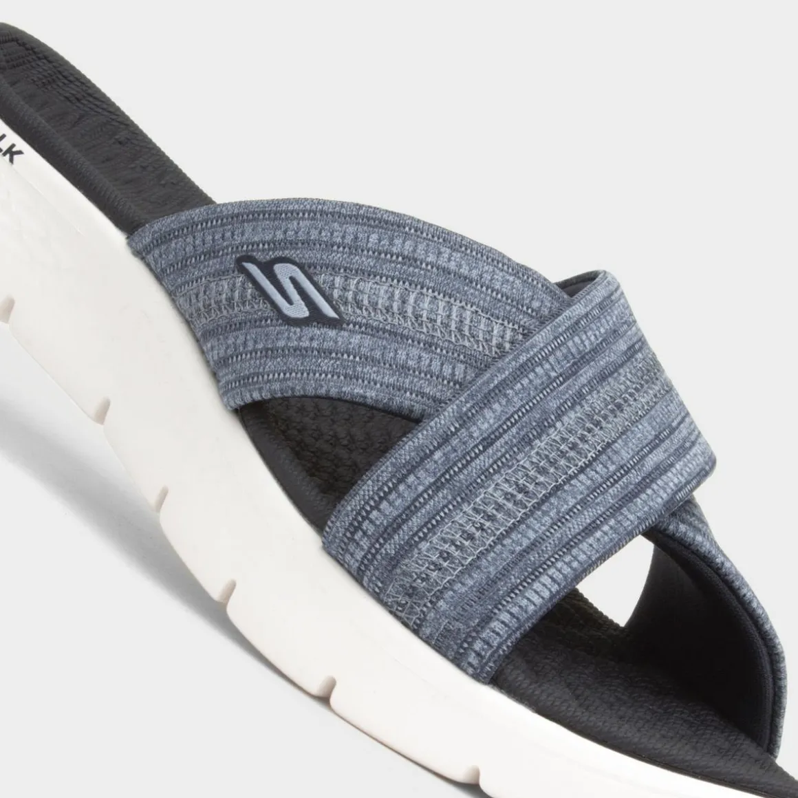 Skechers Go Walk Flex Impressed Womens Navy Sandal
