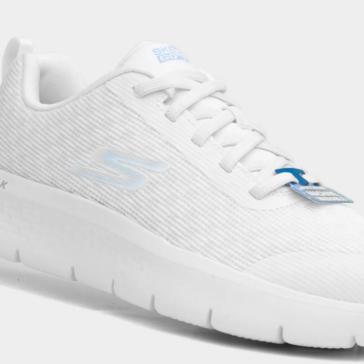 Skechers Go Walk Flex Viva Womens White Trainer